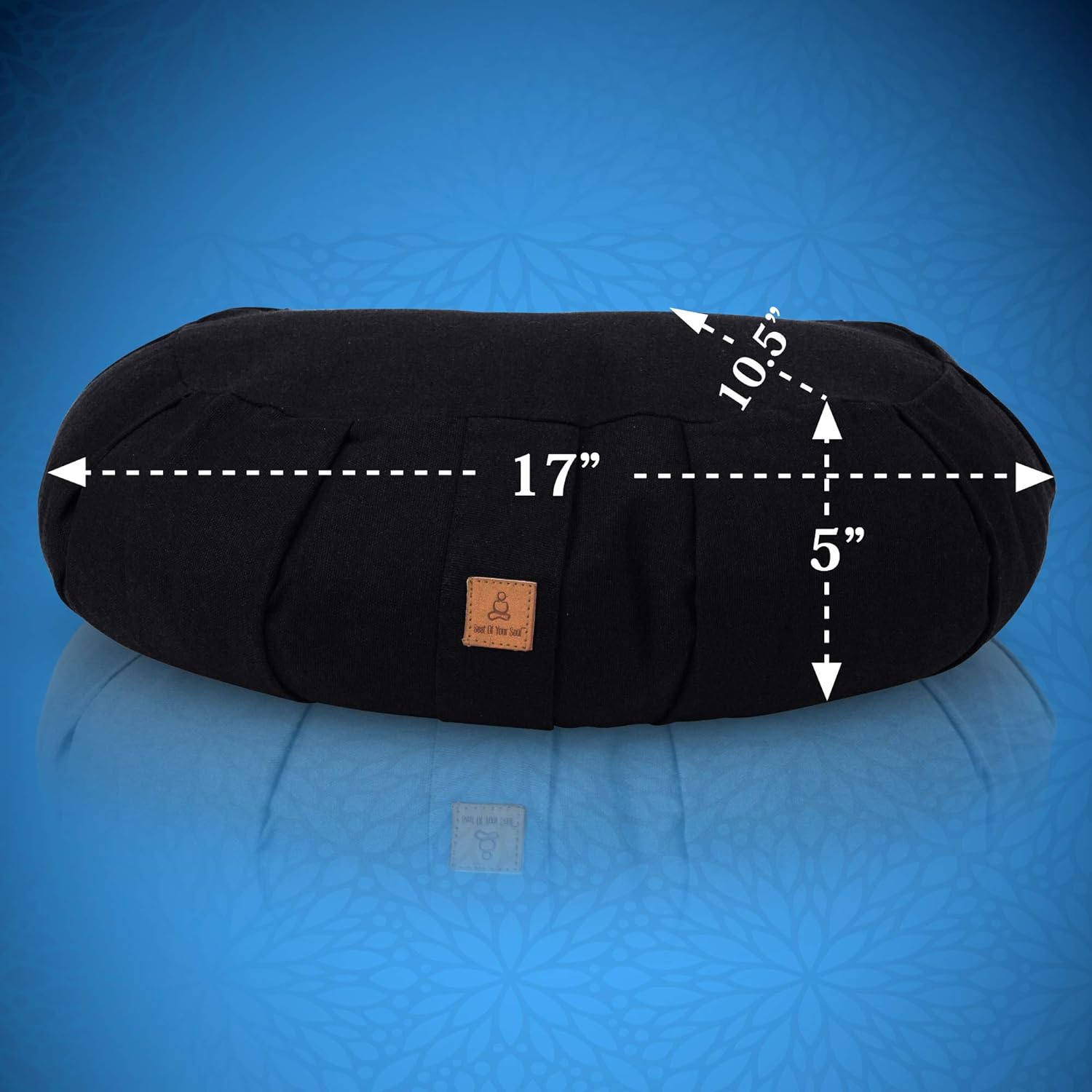thumbnail image 2 of MAYA LUMBINI Eco Meditation Mat - Prevents Leg & Back Pain 2 of 12